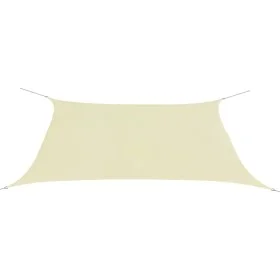 Rectangular sail awning Oxford fabric cream color 2x4 m by vidaXL, Umbrellas - Ref: Foro24-42298, Price: 29,89 €, Discount: %