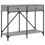 Sonoma gray engineered wood console table 100x39x78.5 cm by , Side tables - Ref: Foro24-835487, Price: 65,11 €, Discount: %
