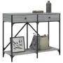 Sonoma gray engineered wood console table 100x39x78.5 cm by , Side tables - Ref: Foro24-835487, Price: 65,11 €, Discount: %