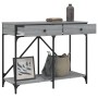 Sonoma grauer Konsolentisch aus Holzwerkstoff, 100 x 39 x 78,5 cm von , Seitentische - Ref: Foro24-835487, Preis: 65,92 €, Ra...