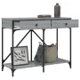 Sonoma gray engineered wood console table 100x39x78.5 cm by , Side tables - Ref: Foro24-835487, Price: 65,11 €, Discount: %