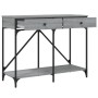 Sonoma gray engineered wood console table 100x39x78.5 cm by , Side tables - Ref: Foro24-835487, Price: 65,92 €, Discount: %