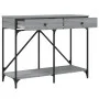 Sonoma gray engineered wood console table 100x39x78.5 cm by , Side tables - Ref: Foro24-835487, Price: 65,11 €, Discount: %