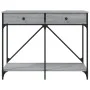 Sonoma gray engineered wood console table 100x39x78.5 cm by , Side tables - Ref: Foro24-835487, Price: 65,11 €, Discount: %