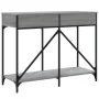 Sonoma gray engineered wood console table 100x39x78.5 cm by , Side tables - Ref: Foro24-835487, Price: 65,11 €, Discount: %