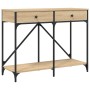 Konsolentisch aus Sonoma-Eichenholzwerkstoff, 100 x 39 x 78,5 cm von , Seitentische - Ref: Foro24-835485, Preis: 72,59 €, Rab...