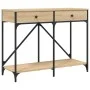 Sonoma oak engineered wood console table 100x39x78.5 cm by , Side tables - Ref: Foro24-835485, Price: 71,45 €, Discount: %
