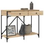 Konsolentisch aus Sonoma-Eichenholzwerkstoff, 100 x 39 x 78,5 cm von , Seitentische - Ref: Foro24-835485, Preis: 72,59 €, Rab...