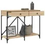 Sonoma oak engineered wood console table 100x39x78.5 cm by , Side tables - Ref: Foro24-835485, Price: 71,45 €, Discount: %