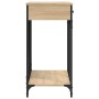 Konsolentisch aus Sonoma-Eichenholzwerkstoff, 100 x 39 x 78,5 cm von , Seitentische - Ref: Foro24-835485, Preis: 72,59 €, Rab...