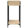Sonoma oak engineered wood console table 100x39x78.5 cm by , Side tables - Ref: Foro24-835485, Price: 71,45 €, Discount: %