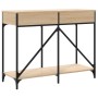 Konsolentisch aus Sonoma-Eichenholzwerkstoff, 100 x 39 x 78,5 cm von , Seitentische - Ref: Foro24-835485, Preis: 72,59 €, Rab...