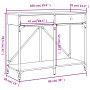 Konsolentisch aus Sonoma-Eichenholzwerkstoff, 100 x 39 x 78,5 cm von , Seitentische - Ref: Foro24-835485, Preis: 72,59 €, Rab...