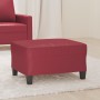 Roter Fußhocker aus Kunstleder, 70x55x41 cm von , Osmanen - Ref: Foro24-349359, Preis: 58,73 €, Rabatt: %