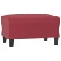 Roter Fußhocker aus Kunstleder, 70x55x41 cm von , Osmanen - Ref: Foro24-349359, Preis: 57,86 €, Rabatt: %