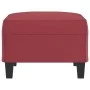 Roter Fußhocker aus Kunstleder, 70x55x41 cm von , Osmanen - Ref: Foro24-349359, Preis: 57,86 €, Rabatt: %