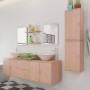 Beigefarbenes 9-teiliges Badezimmer- und Waschbeckenmöbelset von vidaXL, Badezimmermöbel - Ref: Foro24-272230, Preis: 362,59 ...