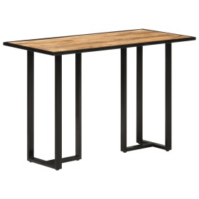 Mesa de comedor madera maciza de mango 110x55x75,5 cm de , Mesas de cocina y de comedor - Ref: Foro24-353800, Precio: 132,66 ...