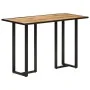 Mesa de comedor madera maciza de mango 110x55x75,5 cm de , Mesas de cocina y de comedor - Ref: Foro24-353800, Precio: 131,39 ...