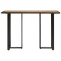 Mesa de comedor madera maciza de mango 110x55x75,5 cm de , Mesas de cocina y de comedor - Ref: Foro24-353800, Precio: 131,39 ...