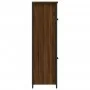 Aparador alto madera contrachapada roble marrón 62x32x106,5 cm de , Aparadores - Ref: Foro24-834209, Precio: 97,61 €, Descuen...
