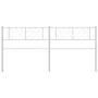 Cabecero de metal blanco 180 cm de , Cabeceros y pies de cama - Ref: Foro24-372264, Precio: 27,06 €, Descuento: %