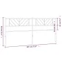 Kopfteil aus weißem Metall, 180 cm von , Kopf- und Fußteile - Ref: Foro24-372264, Preis: 27,07 €, Rabatt: %