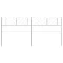 White metal headboard 200 cm by , Headboards and footboards - Ref: Foro24-372266, Price: 32,09 €, Discount: %