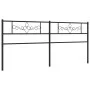 Kopfteil aus schwarzem Metall, 193 cm von , Kopf- und Fußteile - Ref: Foro24-355304, Preis: 37,97 €, Rabatt: %