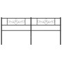 Kopfteil aus schwarzem Metall, 193 cm von , Kopf- und Fußteile - Ref: Foro24-355304, Preis: 38,53 €, Rabatt: %