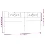 Cabecero de metal negro 193 cm de , Cabeceros y pies de cama - Ref: Foro24-355304, Precio: 37,97 €, Descuento: %