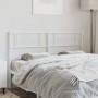 Cabecero de metal blanco 150 cm de , Cabeceros y pies de cama - Ref: Foro24-355350, Precio: 34,10 €, Descuento: %