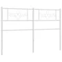 Cabecero de metal blanco 150 cm de , Cabeceros y pies de cama - Ref: Foro24-355350, Precio: 33,64 €, Descuento: %