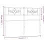 Cabecero de metal blanco 150 cm de , Cabeceros y pies de cama - Ref: Foro24-355350, Precio: 33,64 €, Descuento: %