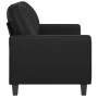 2-seater sofa in black synthetic leather 120 cm by , Sofas - Ref: Foro24-359132, Price: 196,02 €, Discount: %