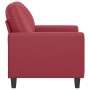 Roter Kunstledersessel 60 cm von , Sofas - Ref: Foro24-359130, Preis: 141,40 €, Rabatt: %