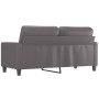 Sofá de 2 plazas de cuero sintético gris 140 cm de , Sofás - Ref: Foro24-359139, Precio: 211,85 €, Descuento: %