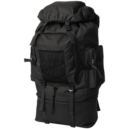 Mochila estilo ejército XXL negro 100 l de vidaXL, Mochilas - Ref: Foro24-91097, Precio: 37,06 €, Descuento: %