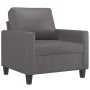 Gray synthetic leather 3-piece sofa set with cushions by , Sofas - Ref: Foro24-3201400, Price: 588,50 €, Discount: %