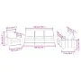 Gray synthetic leather 3-piece sofa set with cushions by , Sofas - Ref: Foro24-3201400, Price: 588,50 €, Discount: %