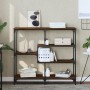 Oak brown engineered wood console table 103x32x95 cm by , Side tables - Ref: Foro24-833954, Price: 70,12 €, Discount: %