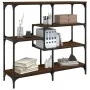 Oak brown engineered wood console table 103x32x95 cm by , Side tables - Ref: Foro24-833954, Price: 69,22 €, Discount: %