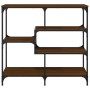 Oak brown engineered wood console table 103x32x95 cm by , Side tables - Ref: Foro24-833954, Price: 70,12 €, Discount: %