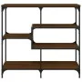 Oak brown engineered wood console table 103x32x95 cm by , Side tables - Ref: Foro24-833954, Price: 69,22 €, Discount: %