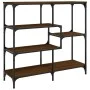 Oak brown engineered wood console table 103x32x95 cm by , Side tables - Ref: Foro24-833954, Price: 69,22 €, Discount: %