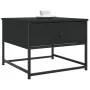 Mesa de centro madera de ingeniería negra 51x51x40 cm de , Mesas de centro - Ref: Foro24-833975, Precio: 39,76 €, Descuento: %