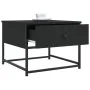 Mesa de centro madera de ingeniería negra 51x51x40 cm de , Mesas de centro - Ref: Foro24-833975, Precio: 39,76 €, Descuento: %