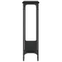 Black engineered wood console table 100x22.5x75 cm by , Side tables - Ref: Foro24-834015, Price: 53,71 €, Discount: %