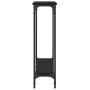 Black engineered wood console table 75x22.5x75 cm by , Side tables - Ref: Foro24-834020, Price: 36,28 €, Discount: %