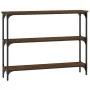 Konsolentisch aus eichenbraunem Holzwerkstoff, 100 x 22,5 x 75 cm von , Seitentische - Ref: Foro24-834029, Preis: 50,24 €, Ra...